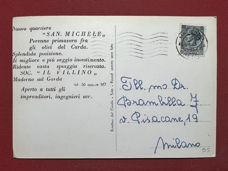 Cartolina - Nuovo Quartiere San Michele - Maderno sul Garda …
