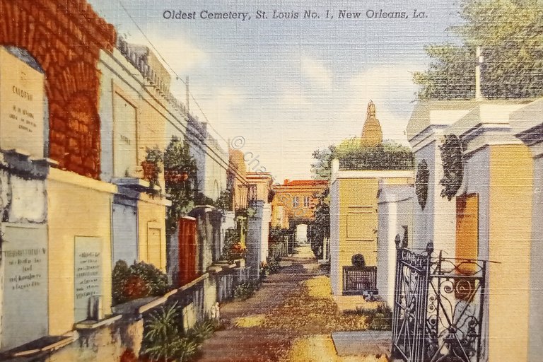 Cartolina - Oldest Cemetery - St. Louis N.1 - New …