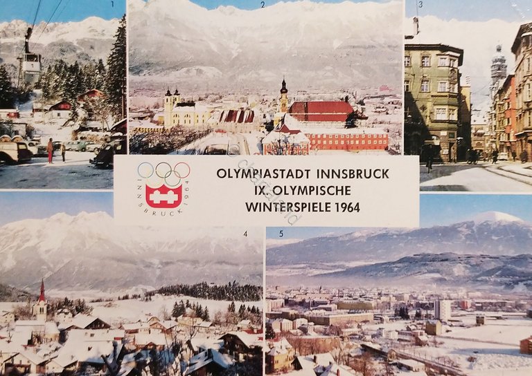 Cartolina - Olympiastadt Innsbruck - IX^ Olympische - Winterspiele - …