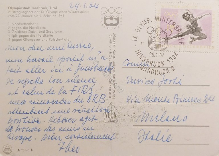 Cartolina - Olympiastadt Innsbruck - IX^ Olympische - Winterspiele - …