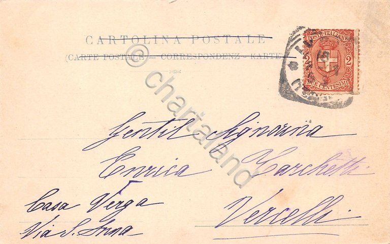 Cartolina - Omaggio del Piemonte nell' Anno Santo 1900 - …