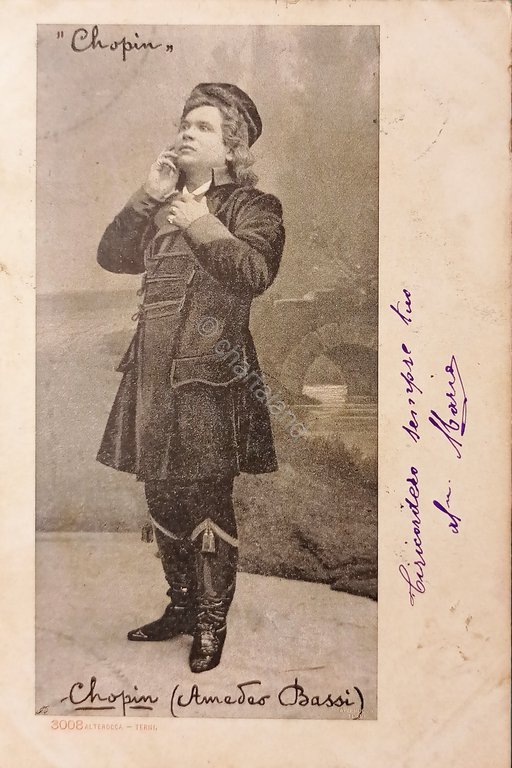 Cartolina - Opera Lirica - Chopin ( Amedeo Bassi ) …