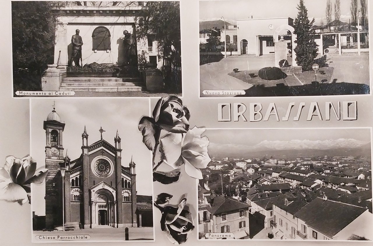 Cartolina - Orbassano - Vedute diverse - 1960