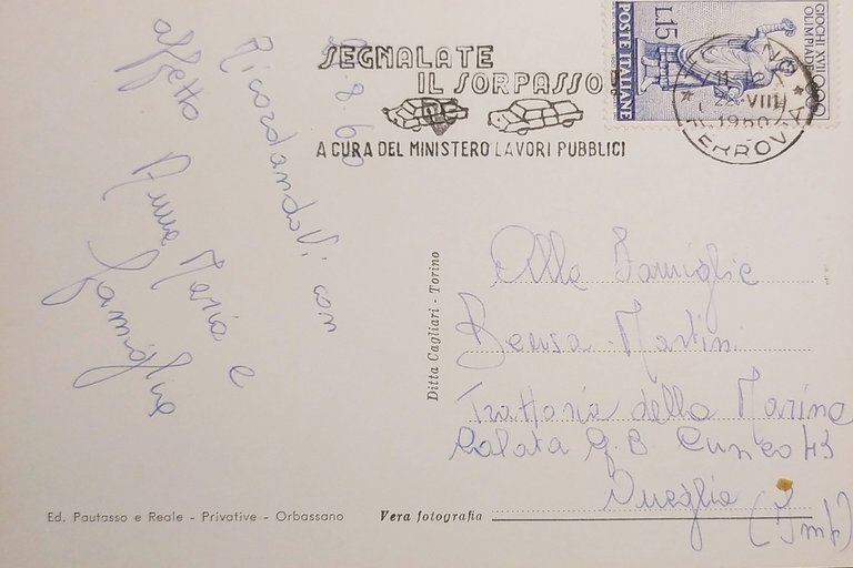 Cartolina - Orbassano - Vedute diverse - 1960