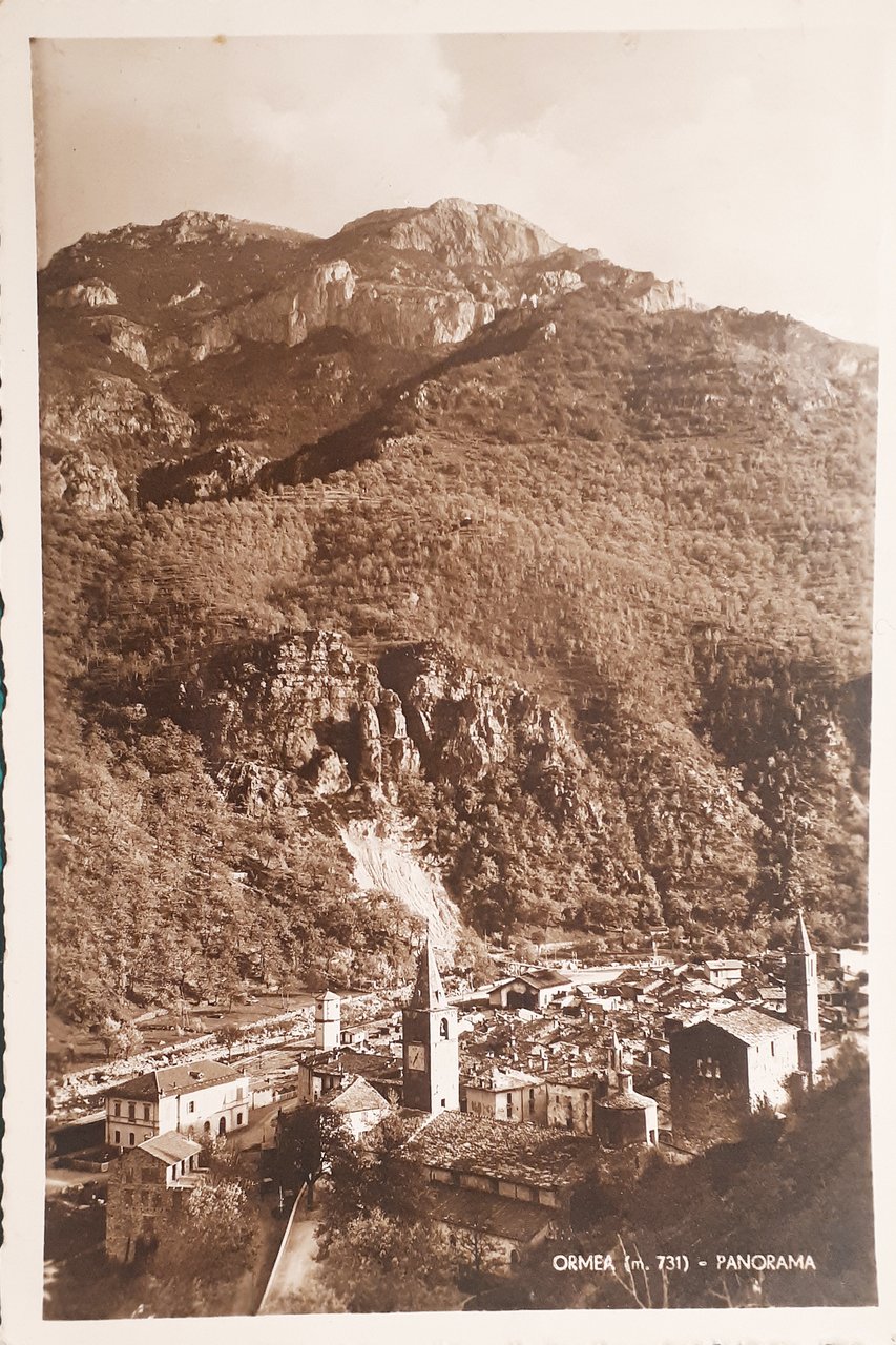 Cartolina - Ormea - Panorama - 1935