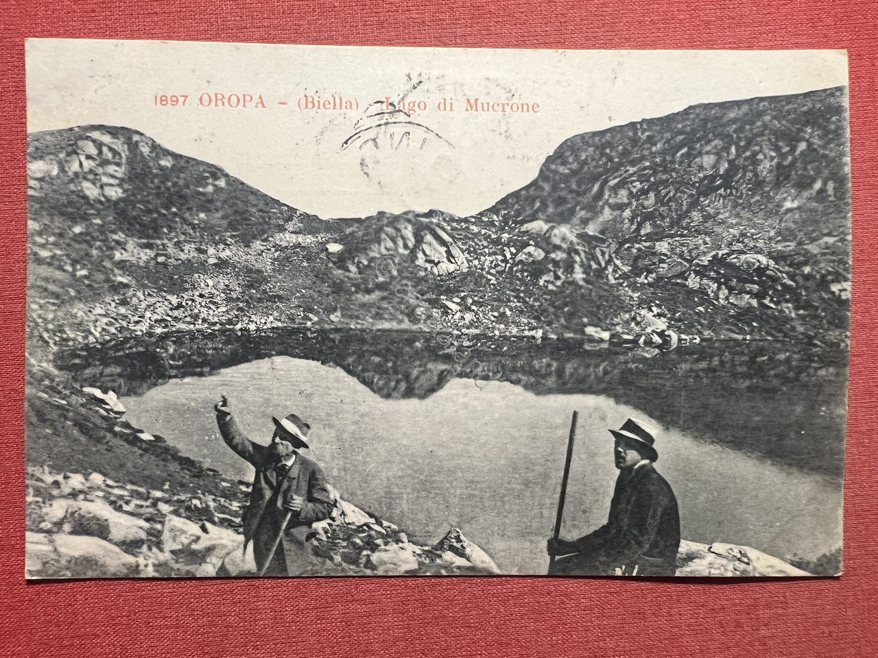 Cartolina - Oropa ( Biella ) - Lago di Mucrone …