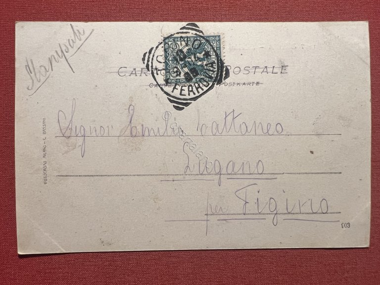 Cartolina - Oropa ( Biella ) - Lago di Mucrone …