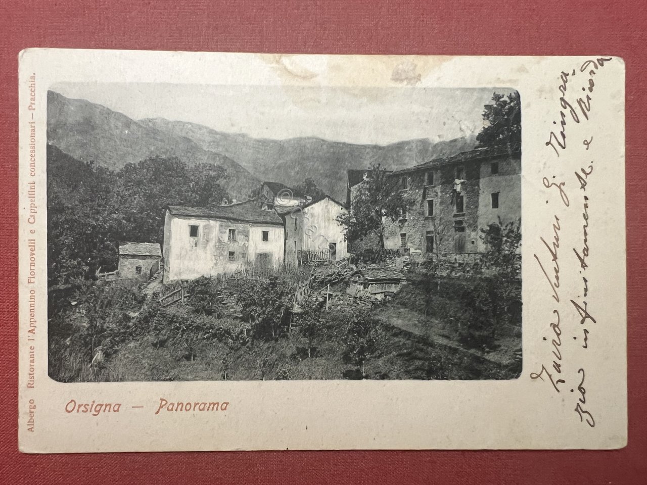 Cartolina - Orsigna ( Pistoia ) - Panorama - 1904 | Immagine principale