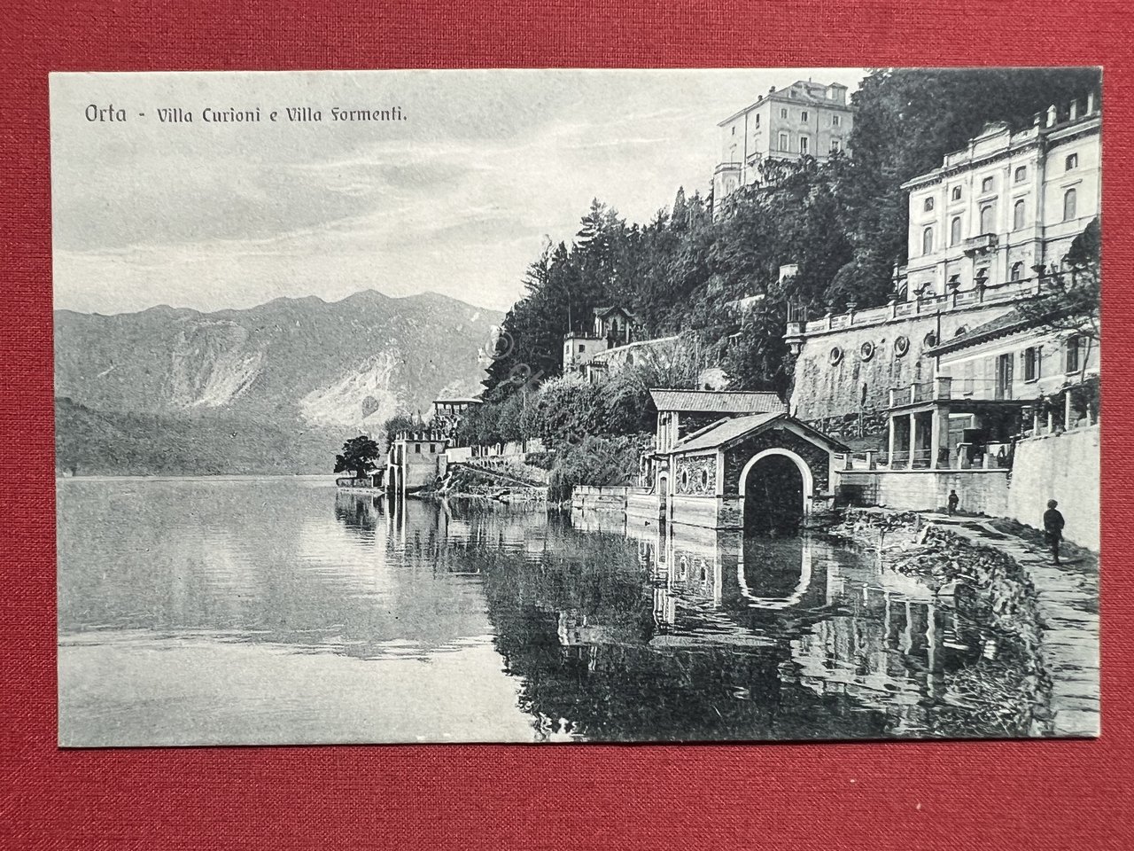 Cartolina - Orta ( Novara ) - Villa Curioni e …