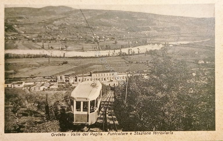 Cartolina - Orvieto - Valle del Paglia - Funicolare e …