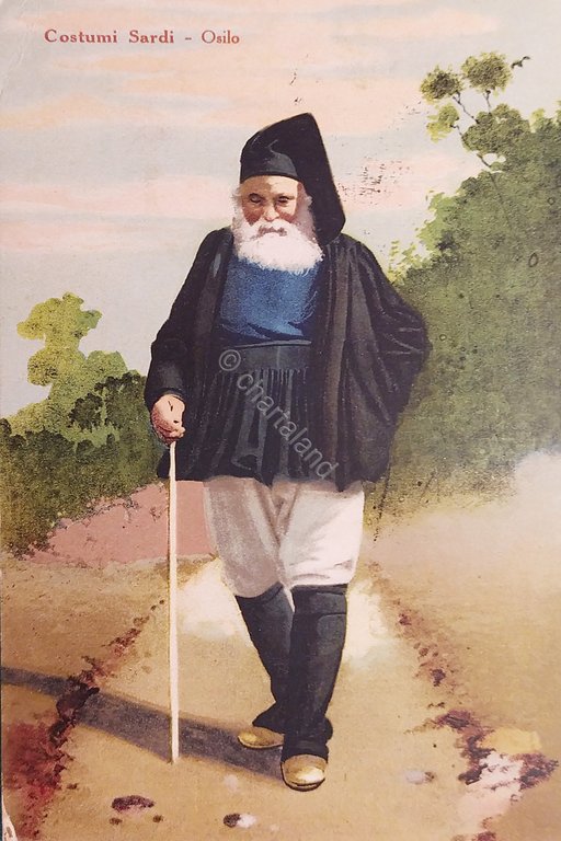 Cartolina - Osilo - Costumi Sardi - 1929