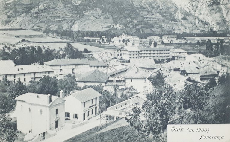 Cartolina - Oulx - Panorama - 1910 ca.