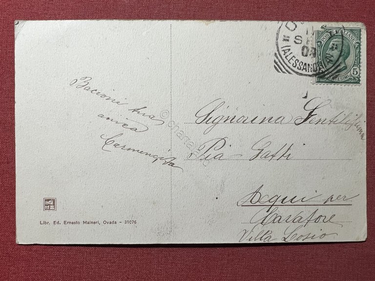 Cartolina - Ovada ( Alessandria ) - Borgo oltre l'Orba …