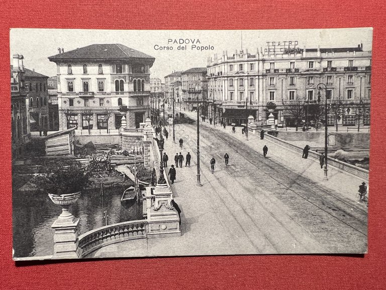 Cartolina - Padova - Corso del Popolo - 1927