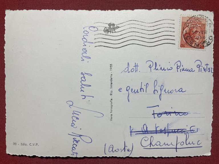 Cartolina - Padova - Corso del Popolo - 1956