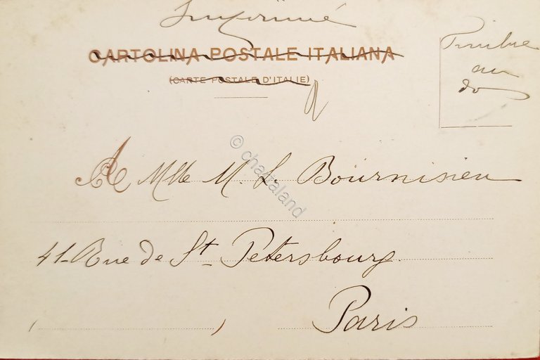 Cartolina - Padova - Osservatorio - 1900