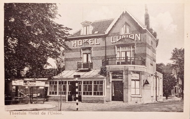Cartolina - Paesi Bassi - Theetuin - Hotel L'Union - …