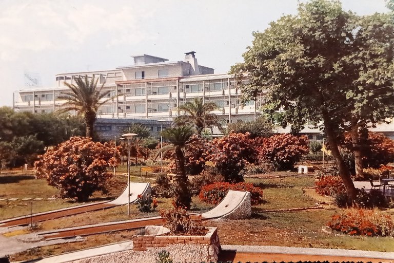 Cartolina - Palermo - Mondello - Hotel Palace - 1960