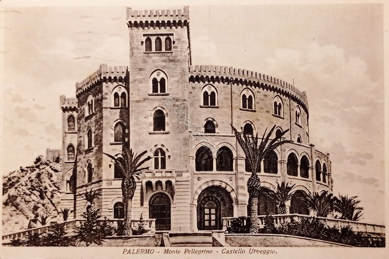 Cartolina - Palermo - Monte Pellegrino - Castello Utveggio - …