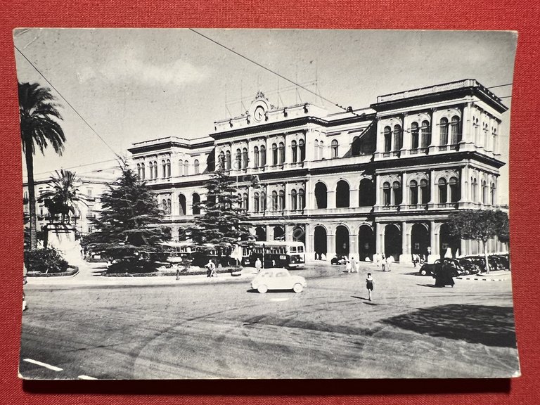 Cartolina - Palermo - Stazione Ferroviaria - 1950 ca.