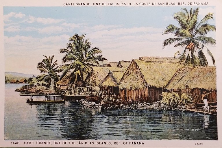 Cartolina - Panama - Carti Grande - Isla de la …