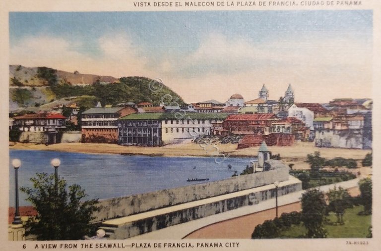 Cartolina - Panama - Vista Desde el Malecon de la …