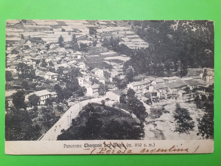 Cartolina - Panorama - Perosa Argentina - 1930