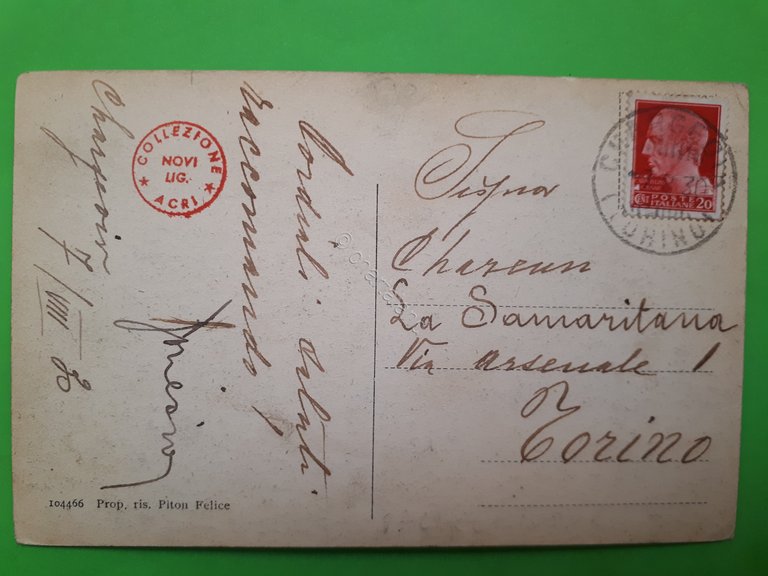 Cartolina - Panorama - Perosa Argentina - 1930