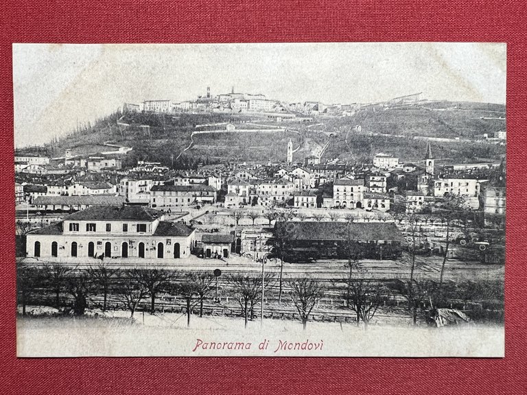 Cartolina - Panorama di Mondovi ( Cuneo ) - 1900 …