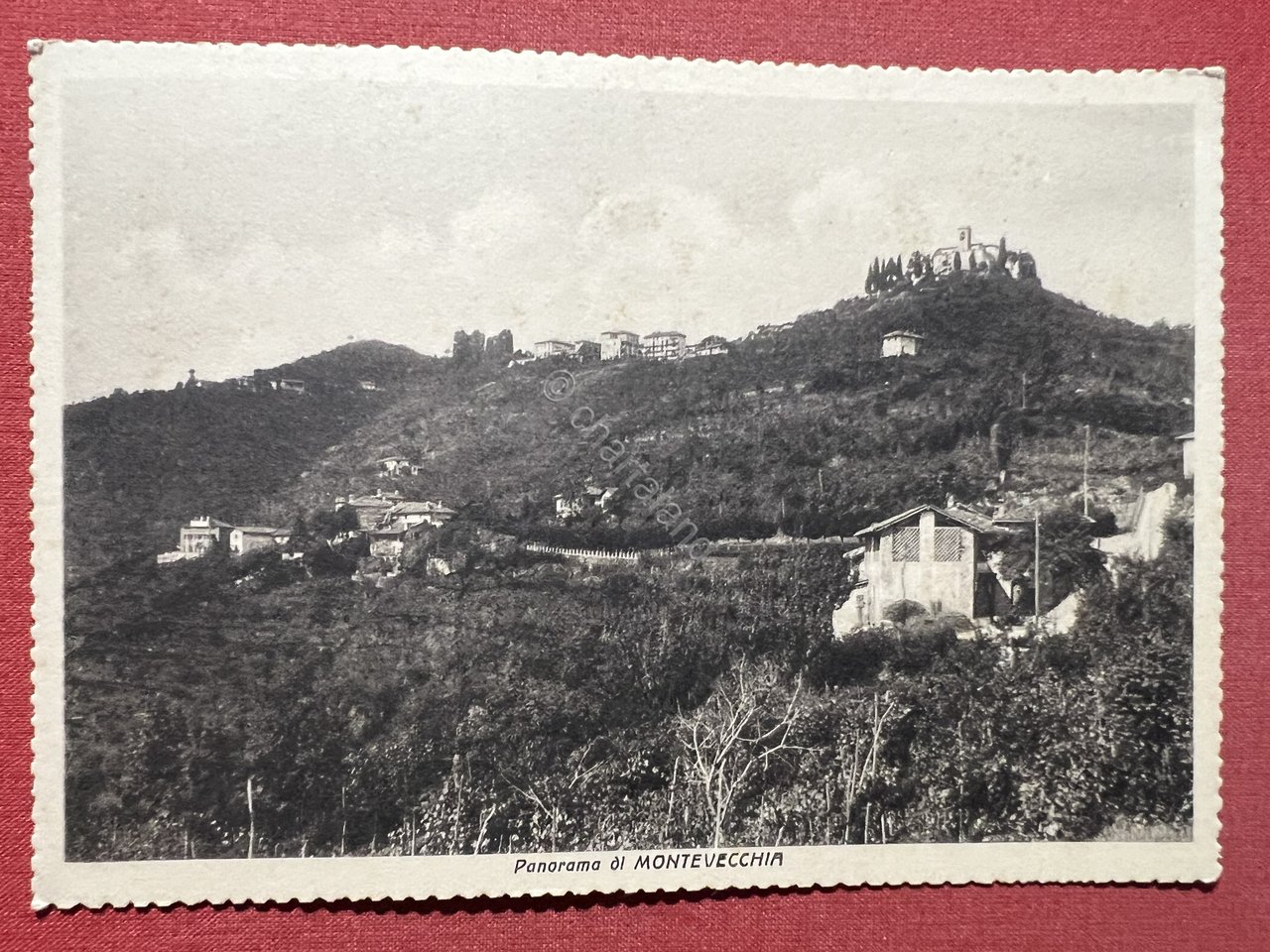 Cartolina - Panorama di Montevecchia ( Lecco ) - 1940