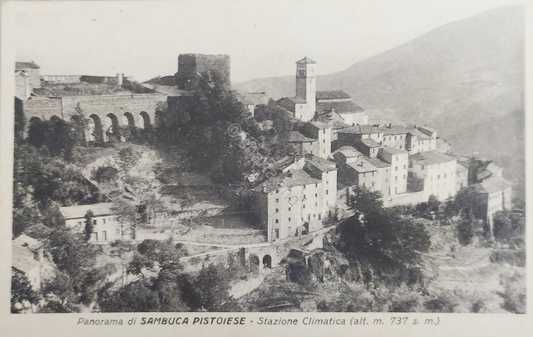 Cartolina - Panorama di Sambuca Pistoiese - Stazione Climatica - …