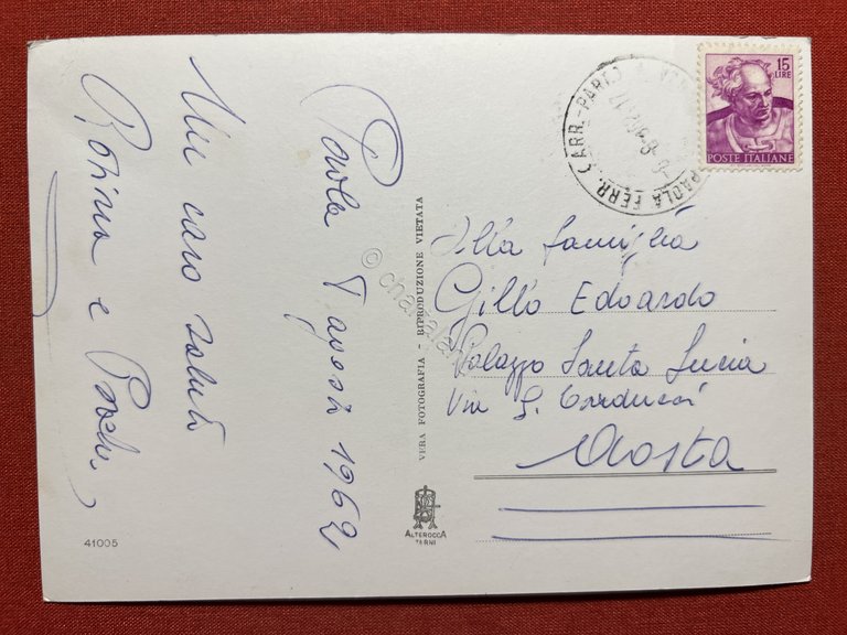 Cartolina - Paola ( Cosenza ) - Santuario con Obelisco …