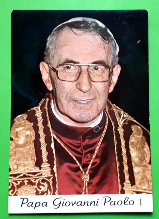Cartolina - Papa Giovanni Paolo I - 1986