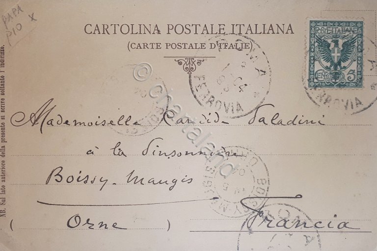 Cartolina - Papa Pio X - 1904