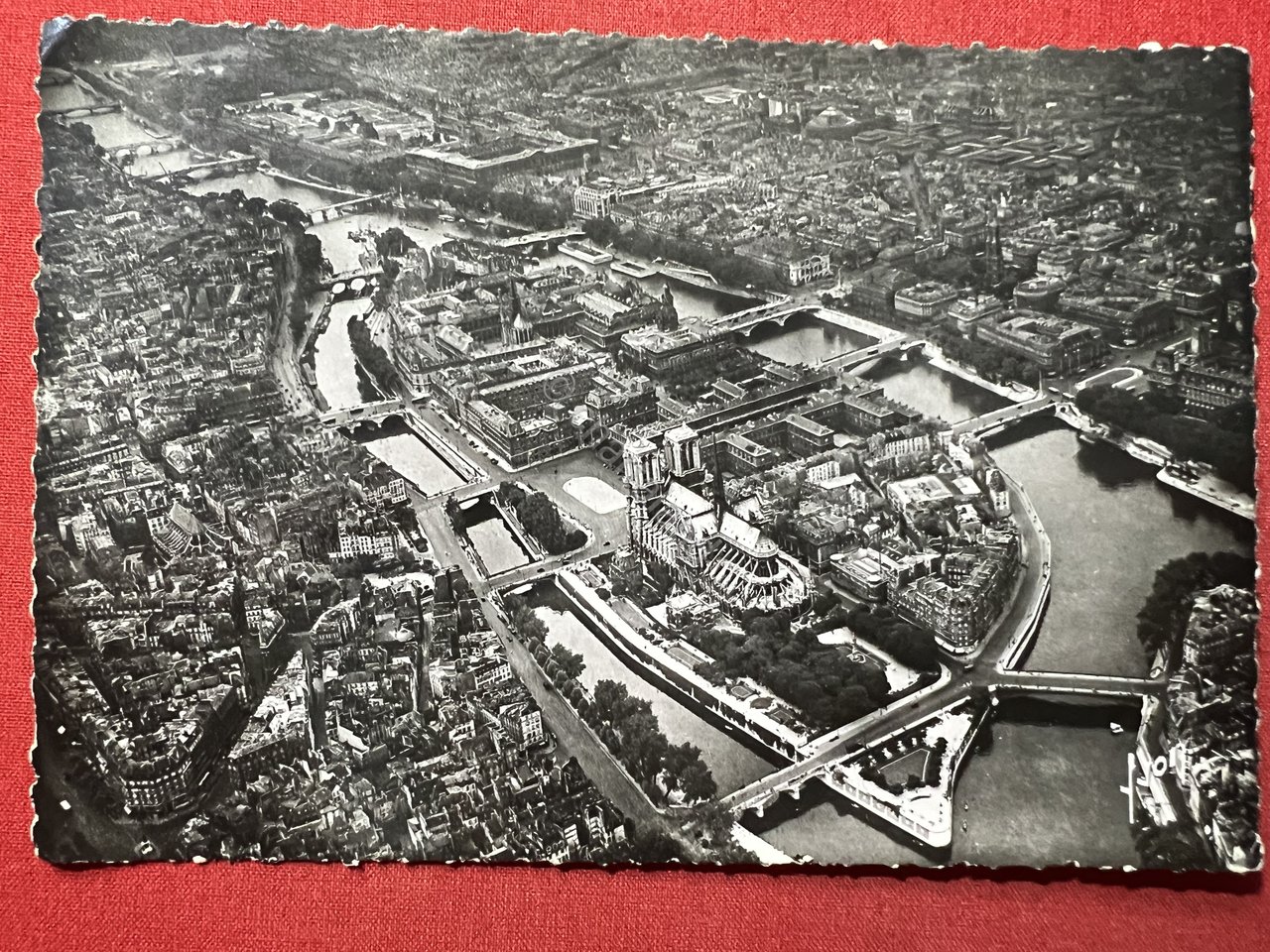 Cartolina - Paris - En Avion - La Seine et … | Immagine principale