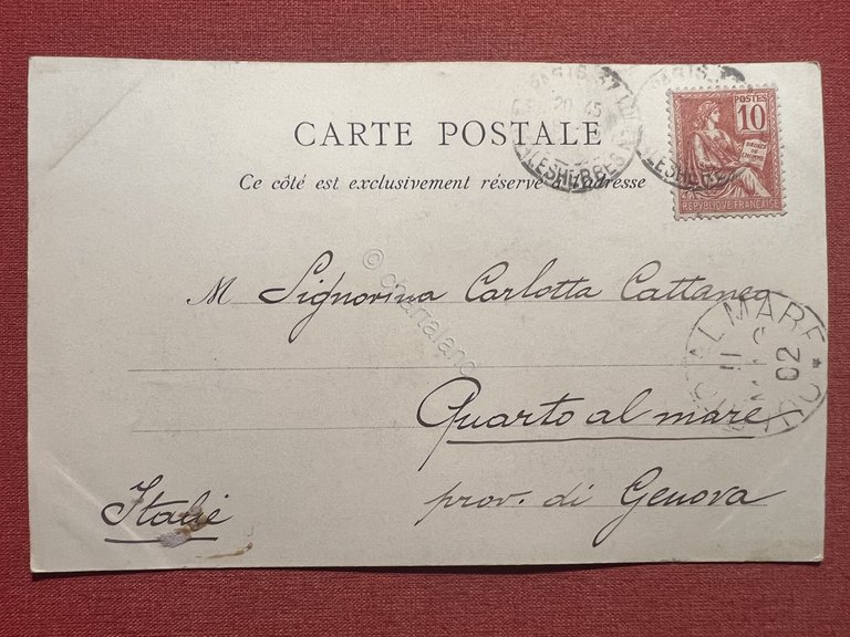 Cartolina - Paris - Les Arénes Romaines Rue Monge - …