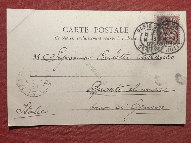 Cartolina - Paris - Pointe de la Cité - 1902