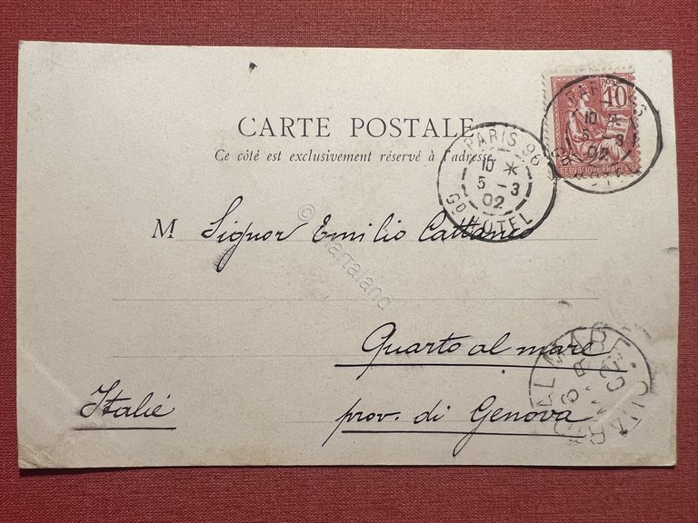 Cartolina - Paris - Rue du temple - Place de …