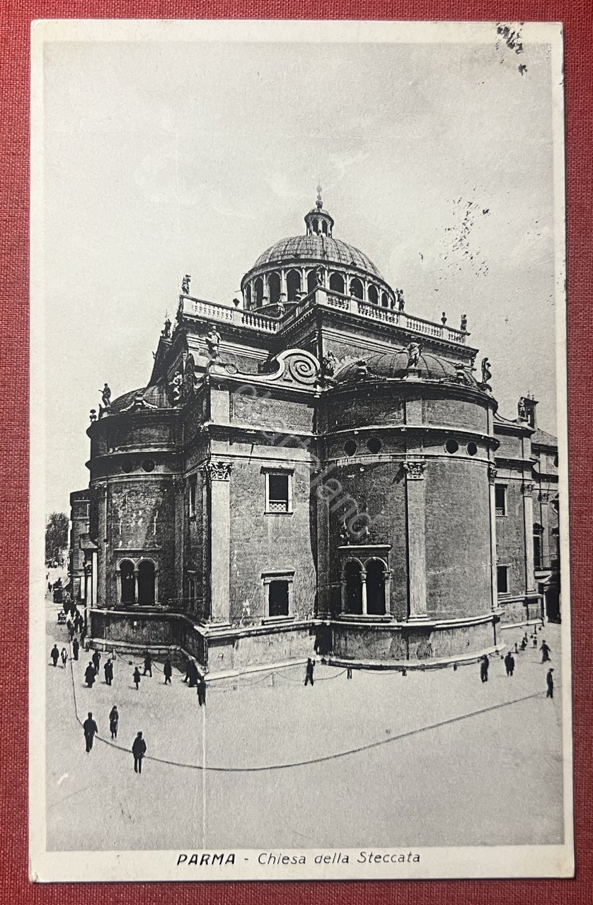 Cartolina - Parma - Chiesa della Steccata - 1934
