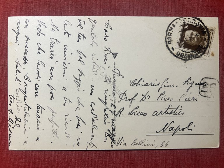 Cartolina - Parma - Chiesa della Steccata - 1934