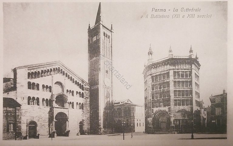 Cartolina - Parma - La Cattedrale e il Battistero - …