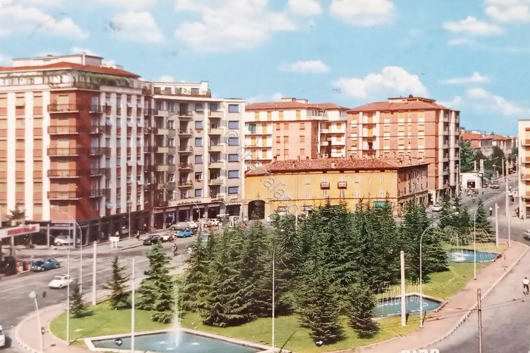 Cartolina - Parma - Piazza S. Croce - 1968