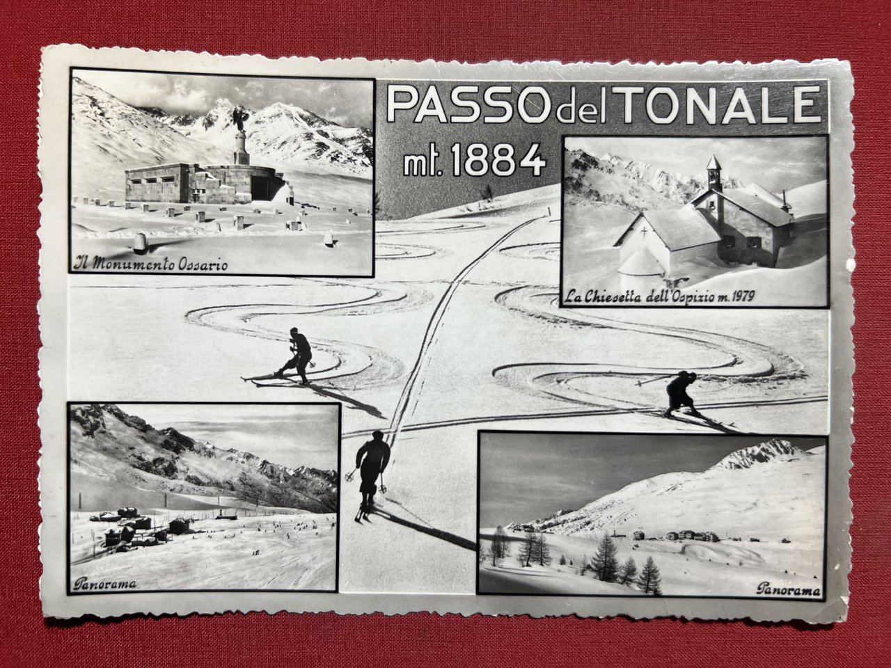 Cartolina - Passo del Tonale ( Brescia ) - Vedute …