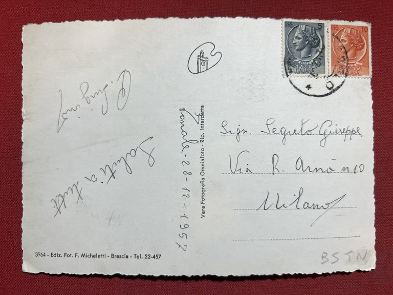 Cartolina - Passo del Tonale ( Brescia ) - Vedute …