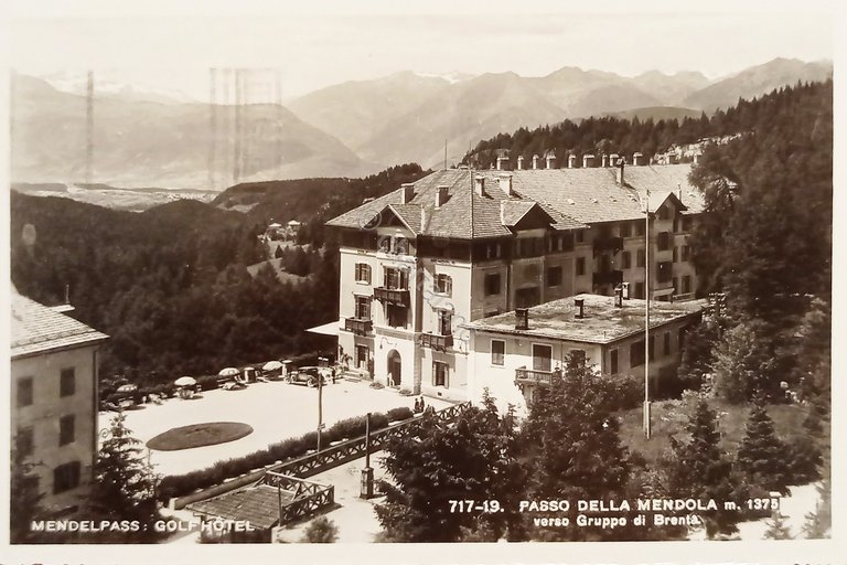 Cartolina - Passo della Mendola verso Gruppo di Brenta - …