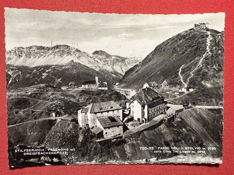 Cartolina - Passo dello Stelvio colla Cima Tre Lingue - …