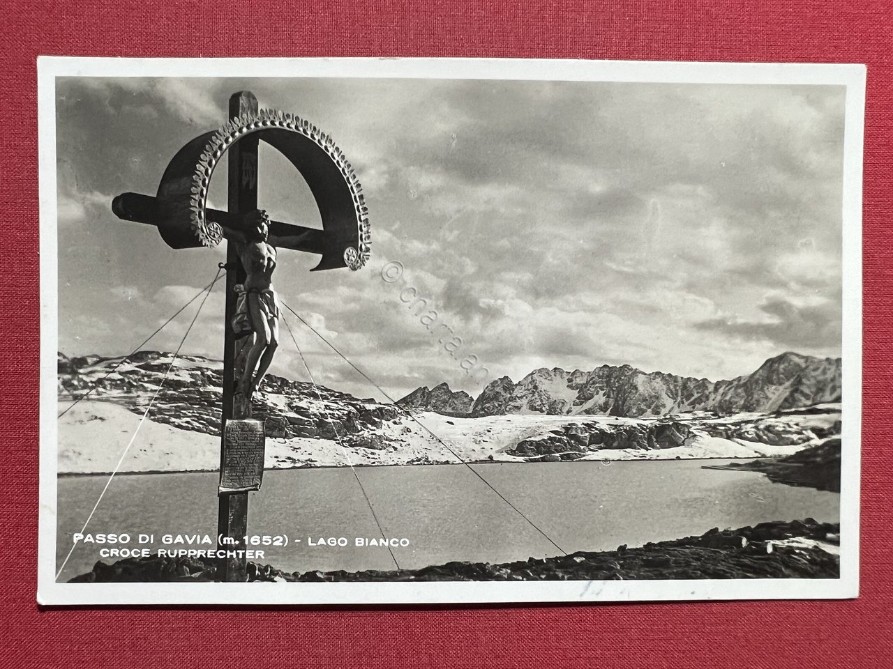 Cartolina - Passo di Gavia ( Brescia ) - Lago …