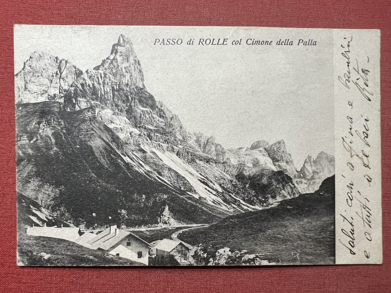 Cartolina - Passo di Rolle con Cimon della Pala ( … | Immagine principale