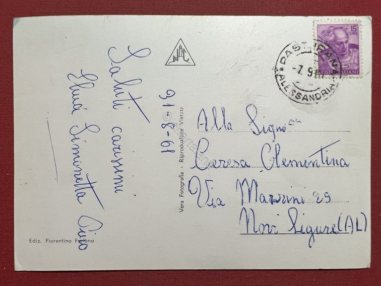 Cartolina - Pasturana ( Alessandria ) - Il Castello - … | Immagine Gallery 4