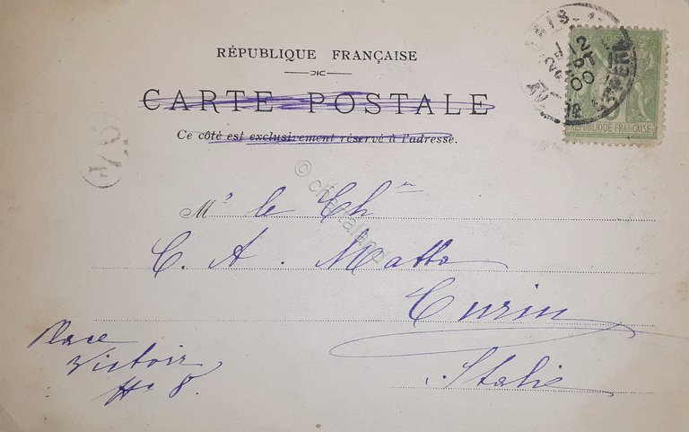 Cartolina - Pavillon de la Serbie - Exposition de 1900